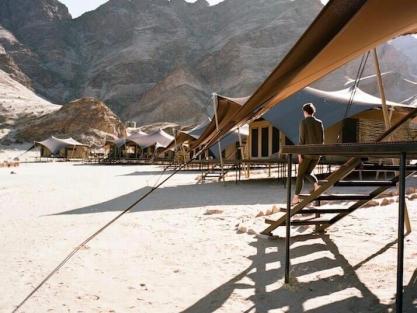 Chalets im Hoanib Valley Camp.