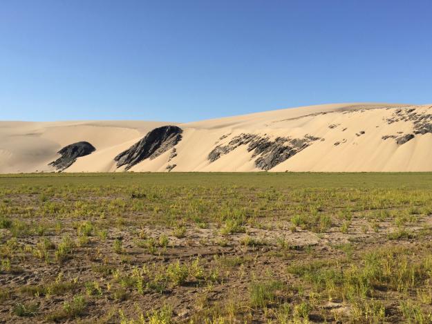 Dünenlandschaft im Kaokoland, Namibia